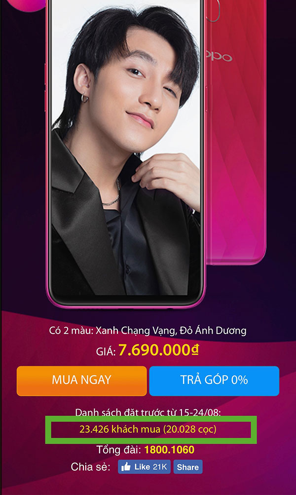 OPPO F9 được đặt hàng nhiều nhất từ trước đến nay với 48,000 đơn hàng - 4