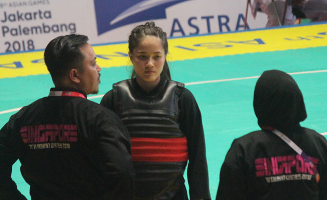 Võ sỹ Việt ra đòn, thêm một người đẹp bị hạ đo ván môn pencak silat ASIAD - 9