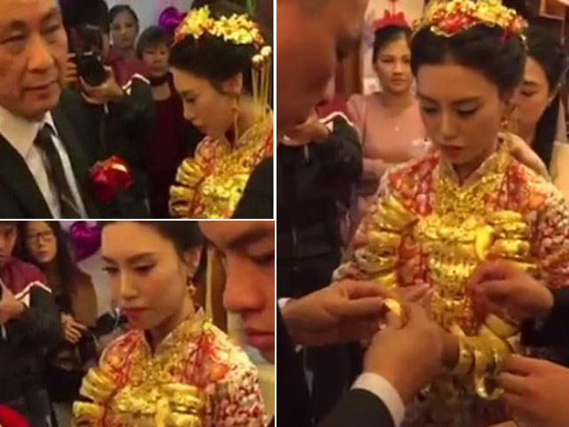 Bạn trẻ - Cuộc sống - Choáng với màn trao vàng cho vợ trẻ của tỷ phú 70 tuổi