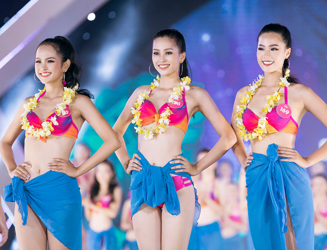 Số đo chuẩn như búp bê của Top 3 Người đẹp Biển Hoa hậu Việt Nam - 1