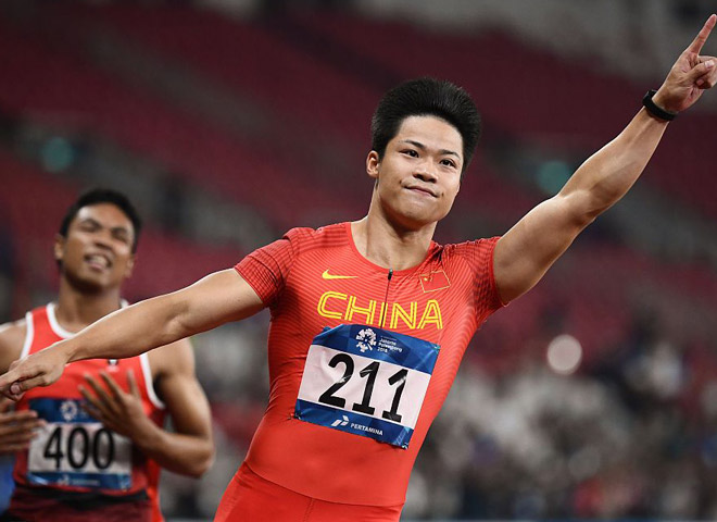 Siêu VĐV Trung Quốc chạy nhanh nhất châu Á có gần bằng Usain Bolt? - 1
