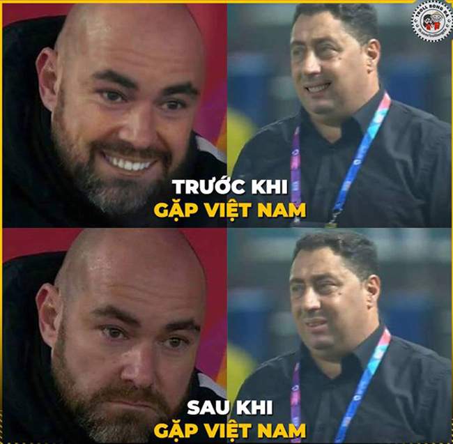 Cảm xúc của các huấn luyện viên đối thủ trước và sau khi gặp Việt Nam.