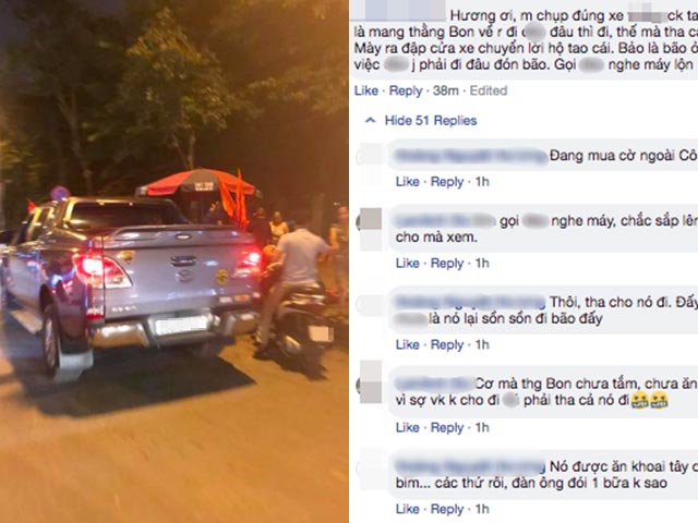 Bạn trẻ - Cuộc sống - Dân mạng "cười vỡ bụng" trước cảnh vợ bắt quả tang chồng lén lút "đi bão" mừng U23