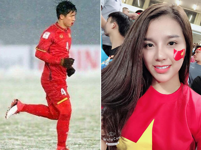 Bạn trẻ - Cuộc sống - Sau chiến thắng đêm qua, fan bất ngờ tìm ra cô gái "bí mật" của Bùi Tiến Dũng