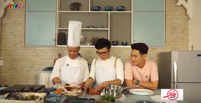 Tiko Tiến Công, Sơn Ngọc Minh trổ tài nấu ăn cùng Master Chef Phạm Tuấn Hải - 2
