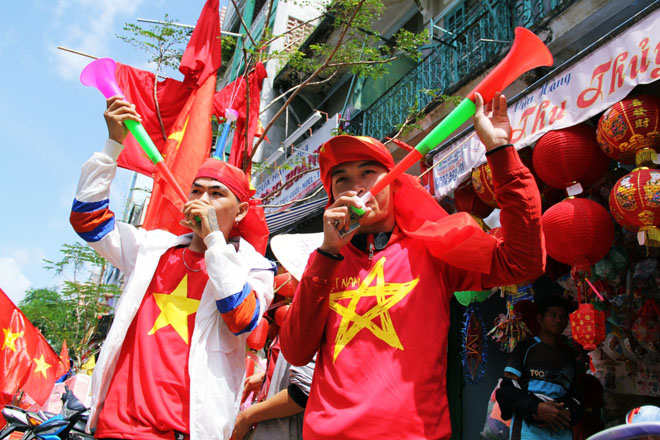 Hà Nội, TP.HCM ngập sắc đỏ trước trận bán kết lịch sử U23 Việt Nam - U23 Hàn Quốc - 5