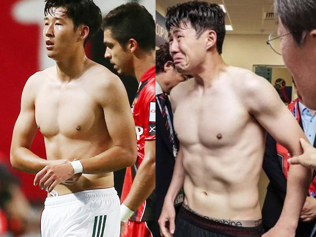 Làm đẹp - Mãn nhãn hình thể cường tráng của Son Heung-min và đồng đội