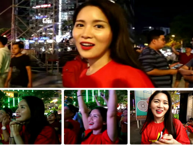 Bóng đá - Hot girl Hàn Quốc đi "bão", cổ vũ U23 Việt Nam "gây sốt" mạng xã hội