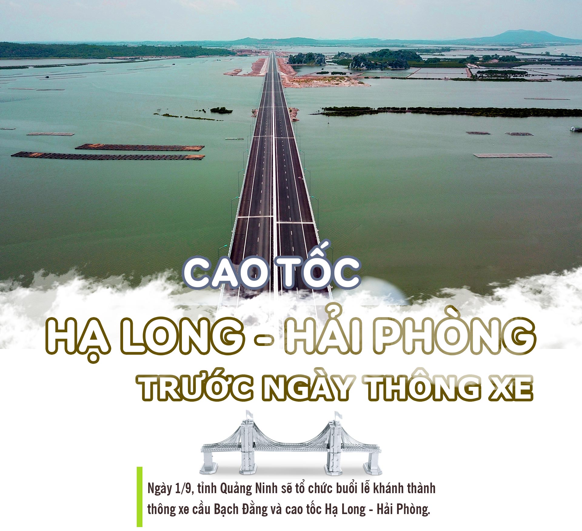 [eMagazine] Những con số ấn tượng về cao tốc Hạ Long - Hải Phòng - 1