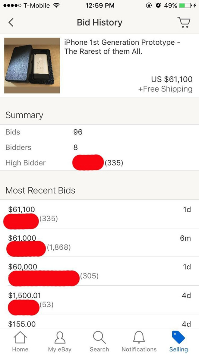 Cận cảnh nguyên mẫu iPhone đầu tiên do Apple tự làm, giá gần tỷ đồng - 9