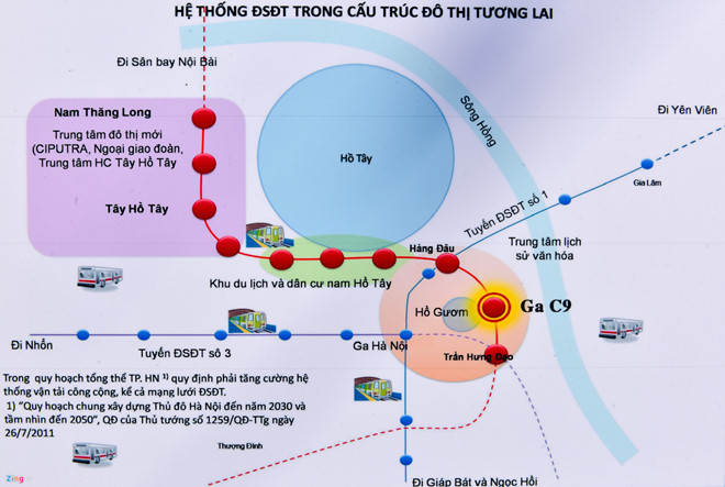 Ga đường sắt đô thị quá gần hồ Gươm, Bộ GTVT nói gì? - 1