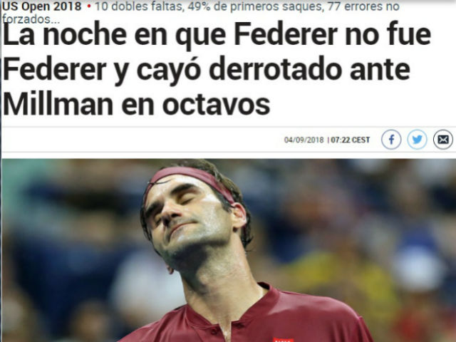 Federer thua sốc US Open: Báo chí thế giới choáng váng, triều đại sụp đổ