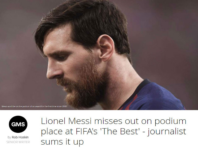 &#34;The Best&#34; hạ bệ Messi: Báo chí sốc nặng, ám chỉ FIFA thiên vị Ronaldo - 4