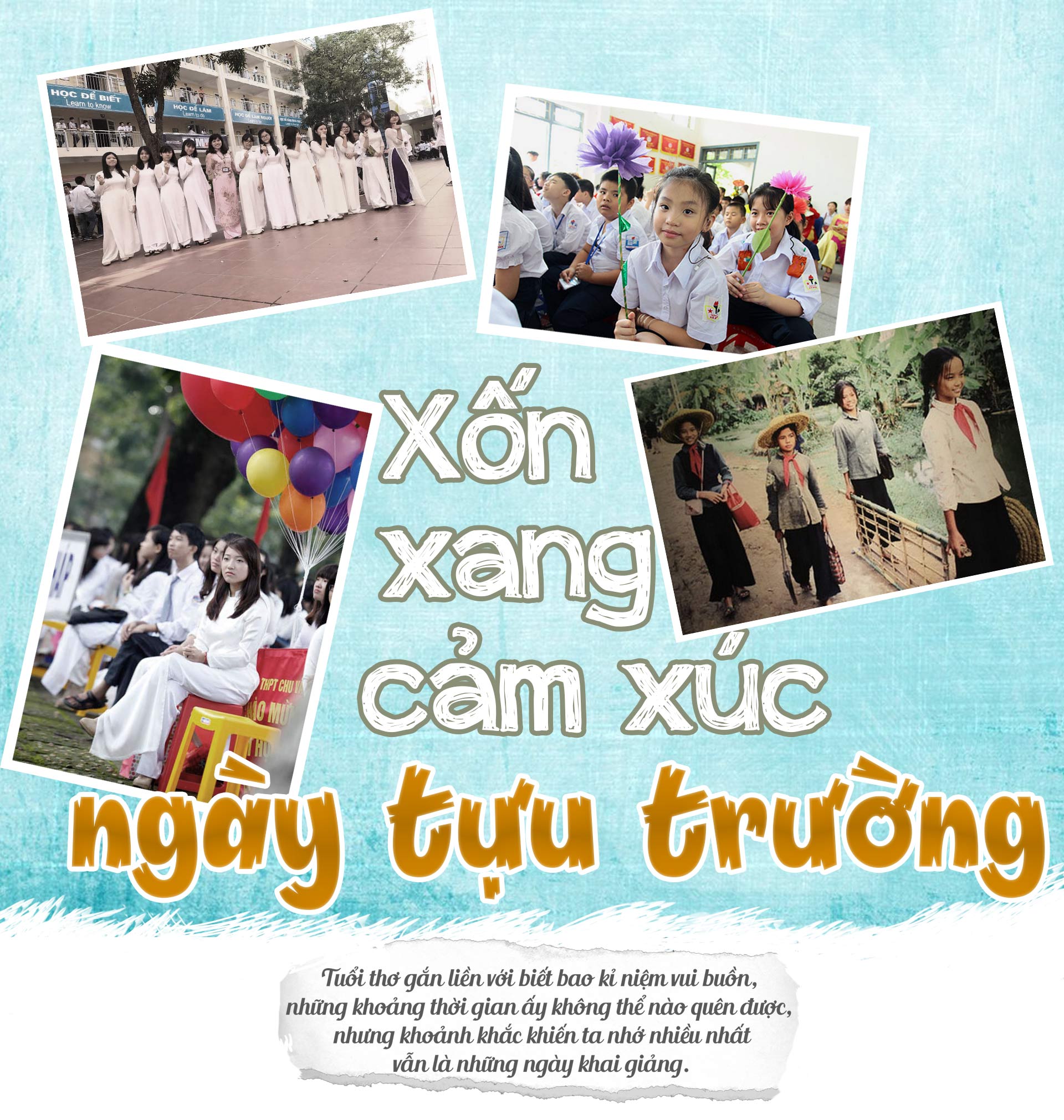 Xốn xang mùa tựu trường - Ký ức xưa và nay - 1