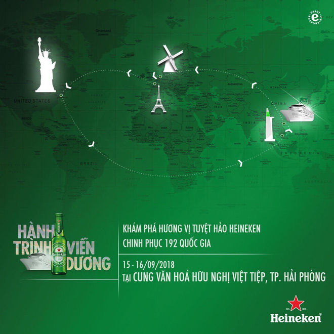 Lần đầu tiên và duy nhất tại Hải Phòng, khám phá hương vị Heineken trên chuyến tàu qua 192 quốc gia - 3