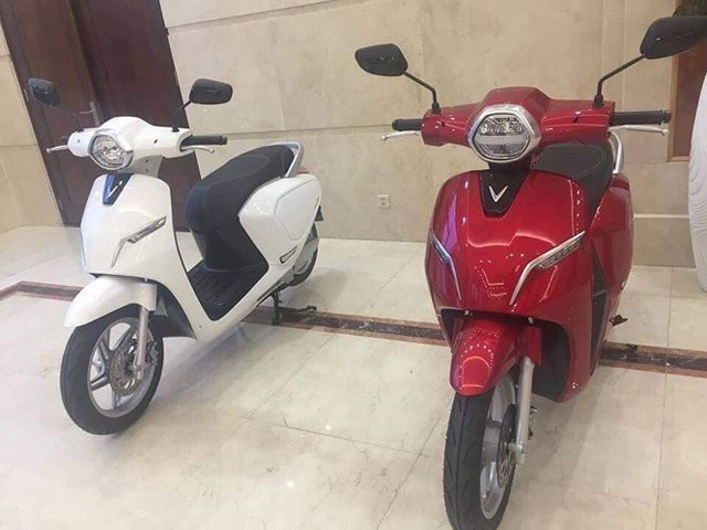 Xe máy - Xe đạp - Mẫu xe máy điện đầu tiên của Vinfast lộ diện