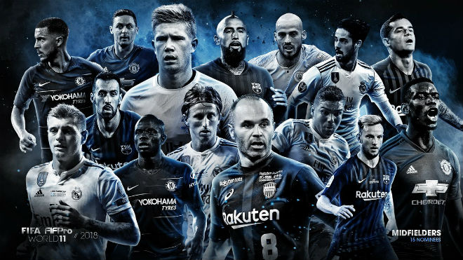 Đội hình tiêu biểu 2018: Ronaldo và 53 siêu ứng viên &#34;đè bẹp&#34; Messi? - 4