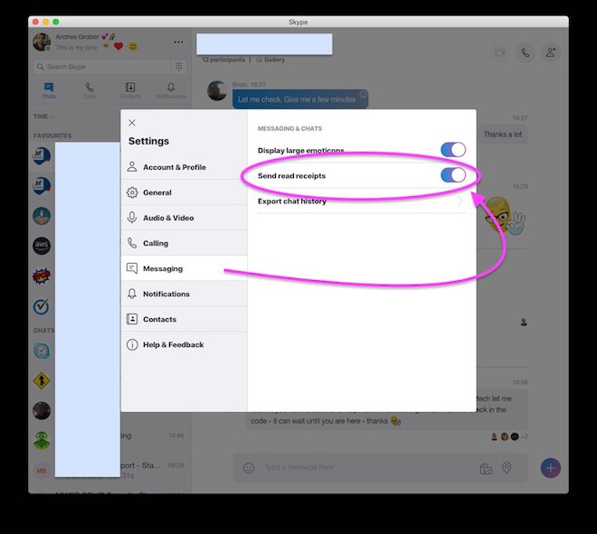Skype thêm tính năng “đã đọc” giống Facebook Messenger - 1