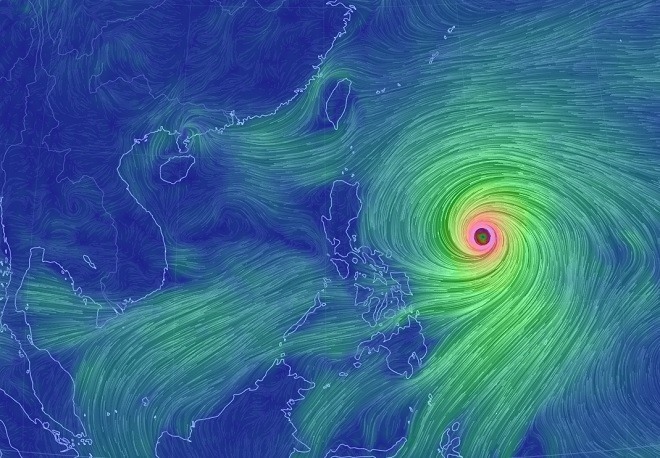 Nóng 24h qua: Siêu bão MANGKHUT mạnh cấp 17, áp sát biển Đông - 1