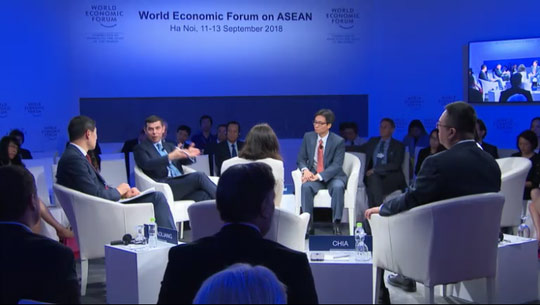 Phó Thủ tướng Vũ Đức Đam nói về chương trình sách giáo khoa mới tại WEF ASEAN - 1