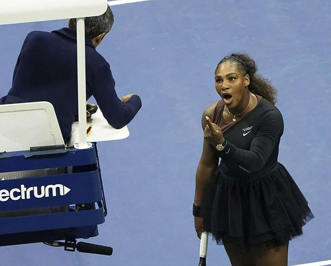Serena Williams hống hách vô lối: Người bênh kẻ trách - 1