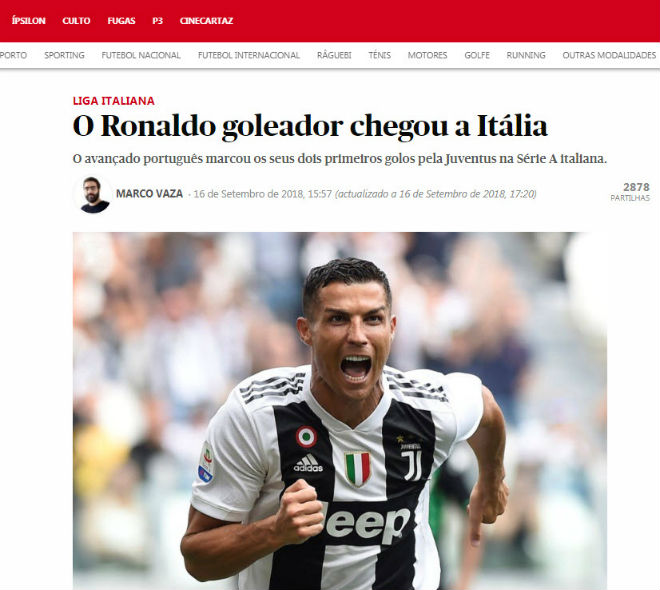 Ronaldo lập cú đúp &#34;giải khát&#34;: Báo Bồ Đào Nha tuyên bố &#34;Nhà vua trở lại&#34; - 1