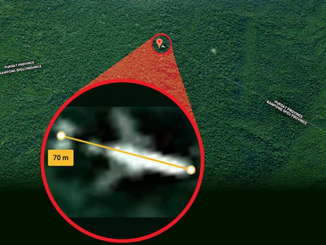 Lý do không tìm được ”MH370 gãy thân” trong rừng Campuchia?