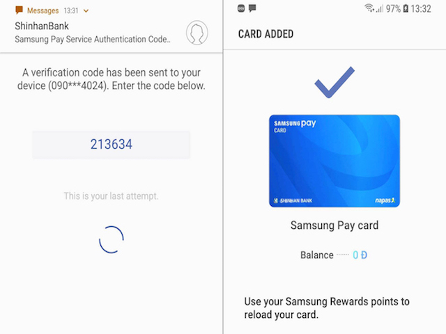 Công nghệ thông tin - Tính năng chuyển khoản qua ngân hàng của Samsung Pay Card có gì hay?
