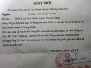 Tin tức trong ngày - Đăng thông tin họp phụ huynh đầu năm lên Facebook, bị công an mời lên làm việc
