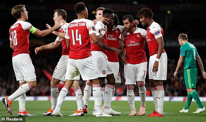 Arsenal - Vorksla: Dàn sao tỏa sáng, mãn nhãn 6 bàn - 1