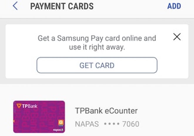 Cách cài đặt Samsung Pay Card để chuyển khoản ngân hàng miễn phí - 1