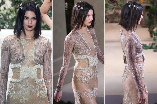 Kendall Jenner mặc gợi cảm từ nhà ra phố, đến lên sàn diễn. 