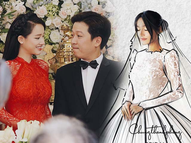 Thời trang - Váy cưới đẹp như cổ tích của Nhã Phương