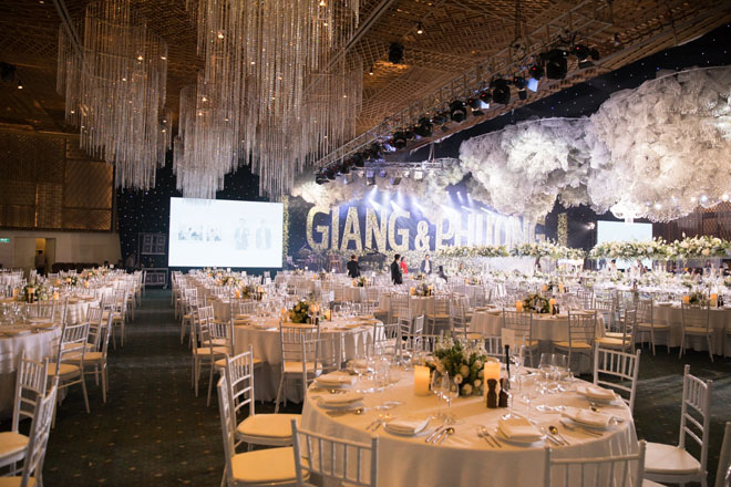 Trường Giang, Nhã Phương đãi tiệc đẹp như tiên cảnh, sao Việt đổ về dự - 6