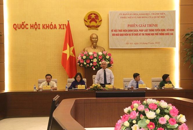 Đại biểu Quốc hội đau lòng vì giáo viên hợp đồng - 1