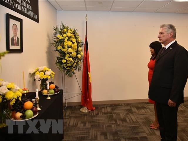 Lễ viếng và mở sổ tang Chủ tịch nước Trần Đại Quang tại LHQ