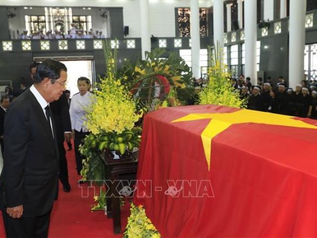 Lãnh đạo các nước viếng Chủ tịch nước Trần Đại Quang