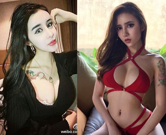 Hình ảnh trong quá khứ và hiện tại của Lý Ân Hy.