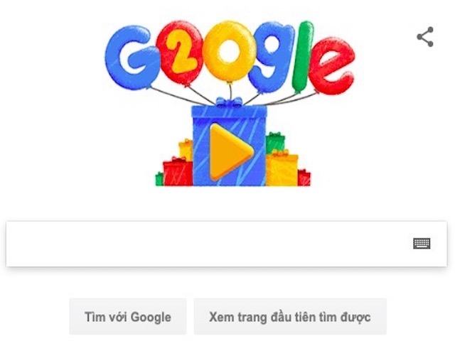 Google tròn 20 tuổi và những con số ”sốc tới óc”