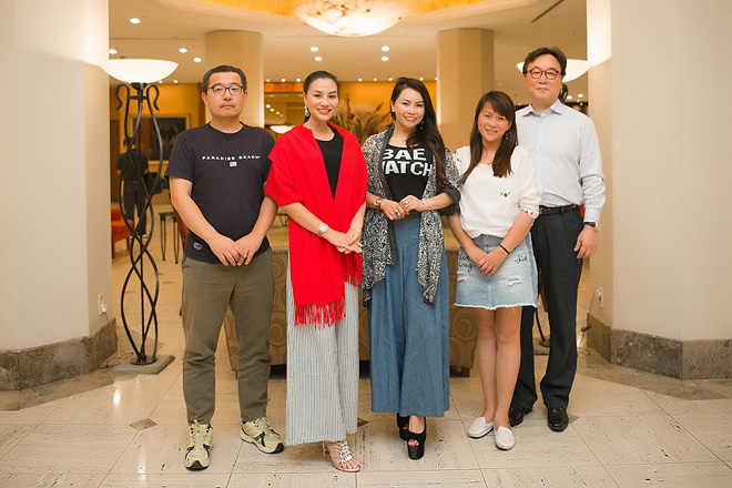 Nữ hoàng Sắc đẹp Trần Huyền Nhung gặp gỡ báo chí, truyền thông Hàn Quốc - 10