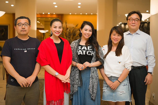 Nữ hoàng Sắc đẹp Trần Huyền Nhung gặp gỡ báo chí, truyền thông Hàn Quốc - 7