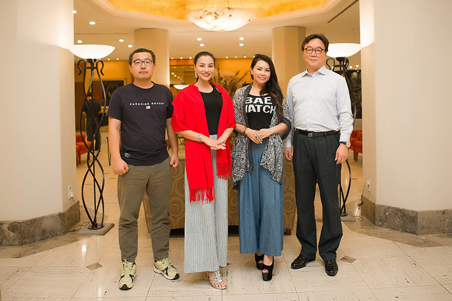 Nữ hoàng Sắc đẹp Trần Huyền Nhung gặp gỡ báo chí, truyền thông Hàn Quốc - 8