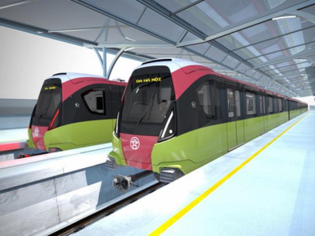 Lộ diện đoàn tàu chạy tuyến đường sắt Nhổn-ga Hà Nội cuối năm 2020
