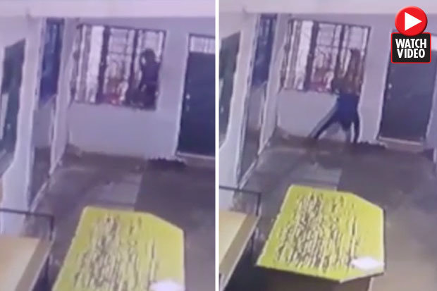 Video: Trộm trốn thoát theo cách không ngờ khi cảnh sát ngủ quên - 1