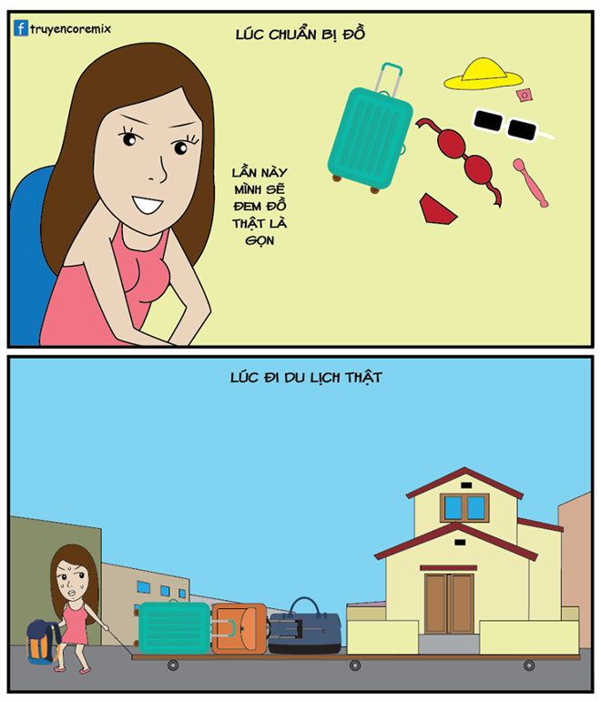 Nỗi niềm thường gặp mỗi khi đi du lịch của chị em - 2