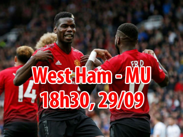 Bóng đá - West Ham - MU: Mourinho xoa dịu Pogba mơ nối dài kỳ tích