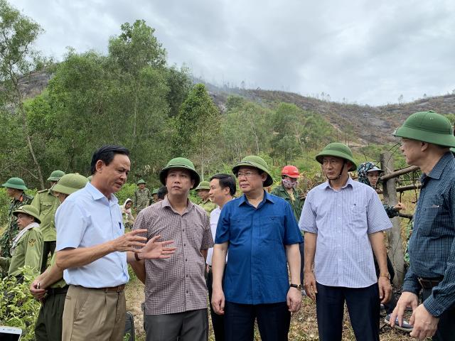 Phó Thủ tướng nói lý do chưa điều động trực thăng chữa cháy rừng ở Hà Tĩnh