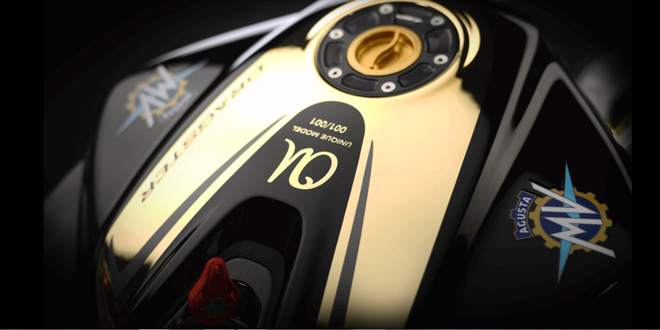 Mãn nhãn siêu mô tô độc nhất vô nhị mạ vàng "vua chúa" MV Agusta - 6