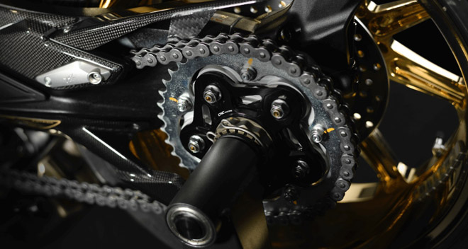 Mãn nhãn siêu mô tô độc nhất vô nhị mạ vàng "vua chúa" MV Agusta - 3