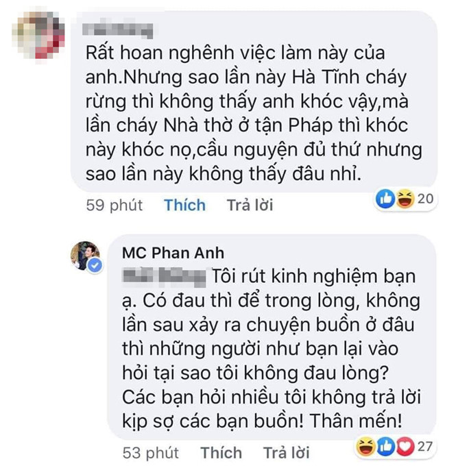Vì sao MC Phan Anh xin lỗi cộng đồng mạng liên quan cháy rừng lớn nhất Hà Tĩnh? - 1